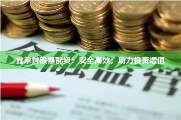 鑫东财股票配资：安全高效，助力投资增值
